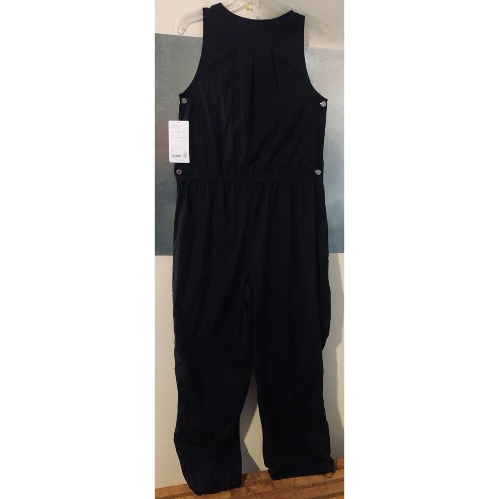 Athleta Flex Jumpsuit Size Small In Black Originally $139. NWT